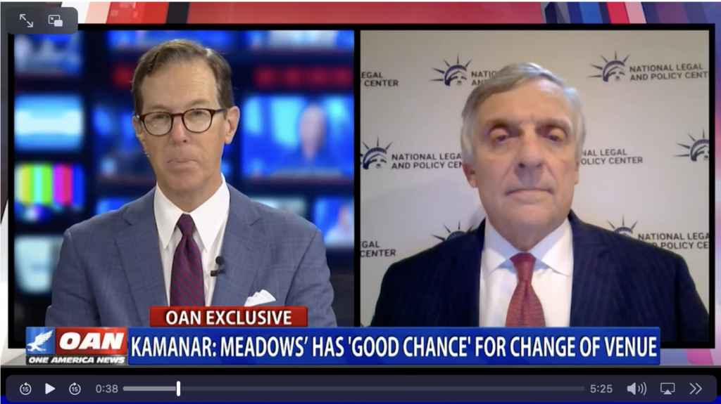 Kamanar: Meadows’ Has ‘Good Chance’ For Change Of Venue OAN’s John Hines 5:18 PM – Monday, August 28, 2023