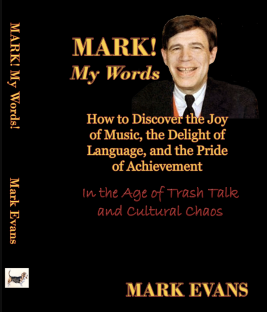 Dr Mark Evans, Author Mark! My Words