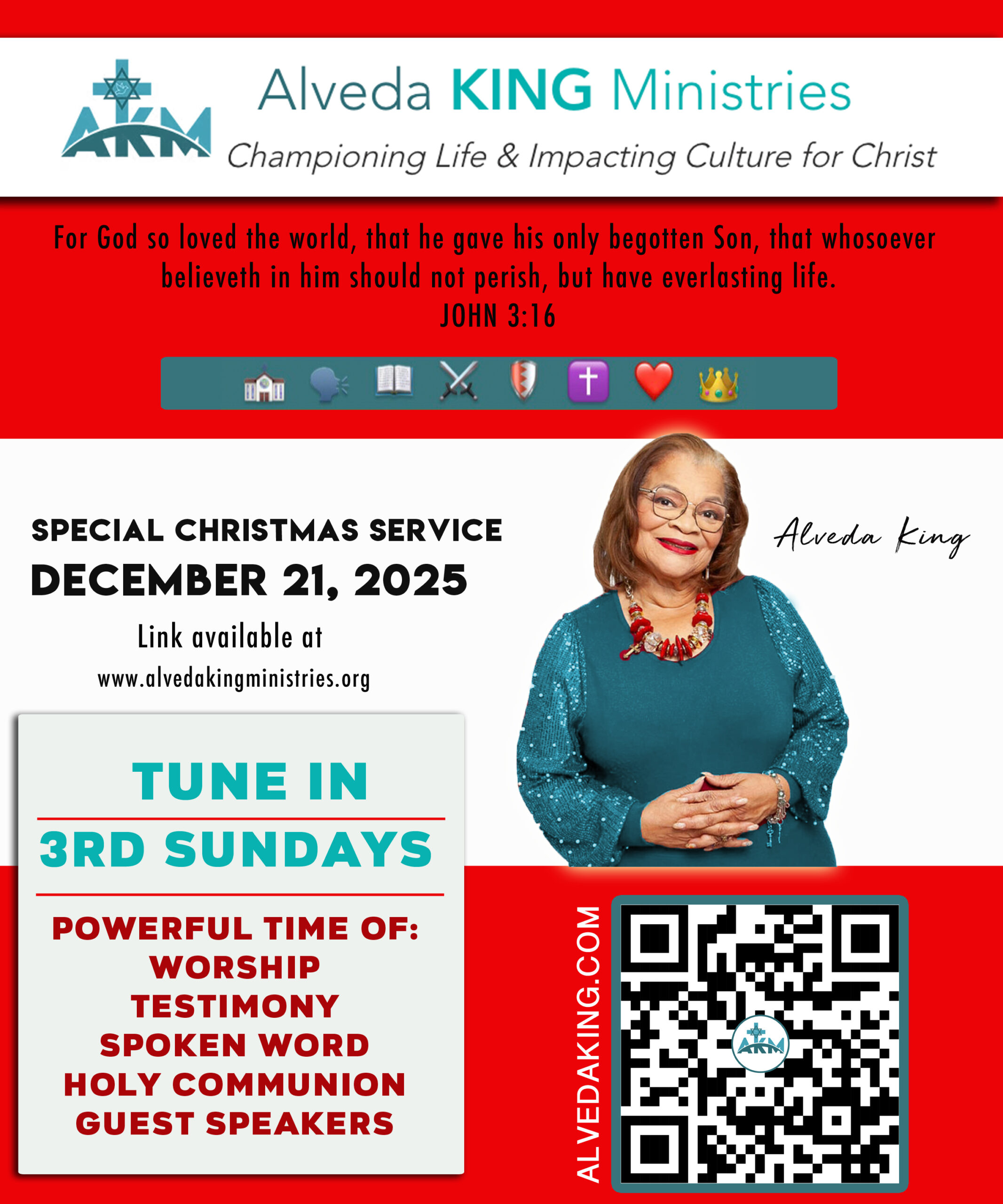 Special Christmas Service Dec 21 2025