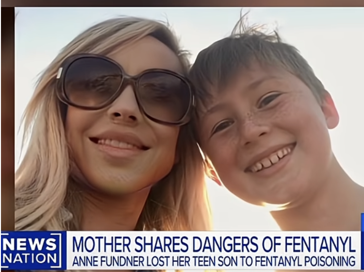 Angel Mom Anne Fundner and her son Weston