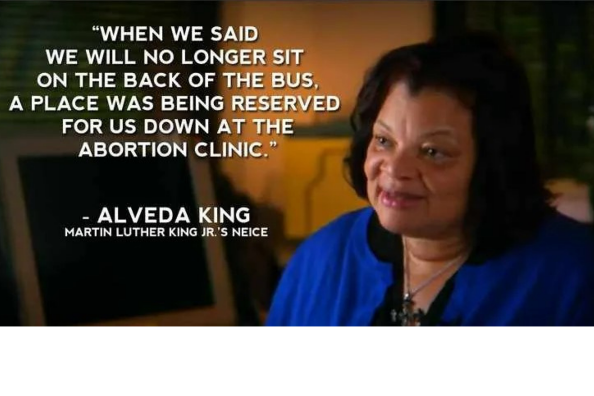 Alveda King - Back of the bus